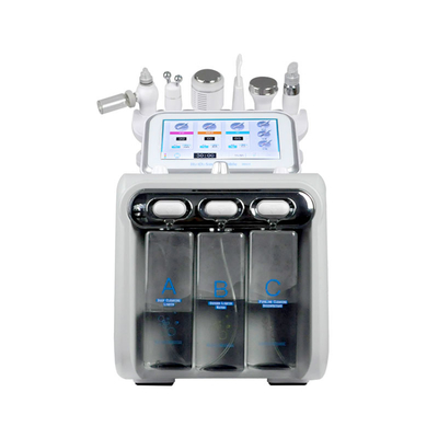 7 in 1 다기능 피부 관리 하이드라 블랙헤드 추출 하이드라 아쿠아 LED 마스크가 있는 얼굴 미용 기계
