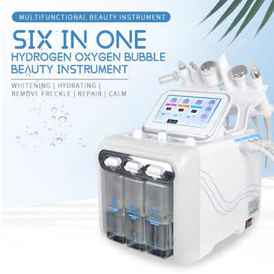 6 in 1 Hydro Oxygen Bubble Facial Machine 블랙헤드 제거기 살롱 뷰티 장치