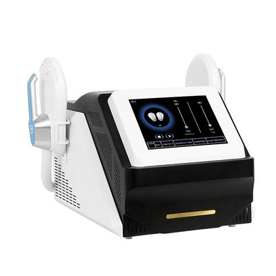 검은 슬리밍 미 기계 3000W  근육은 듀얼 핸들을 윤곽을 그리는 하이프엠 몸을 구축합니다