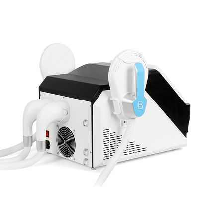 검은 슬리밍 미 기계 3000W  근육은 듀얼 핸들을 윤곽을 그리는 하이프엠 몸을 구축합니다