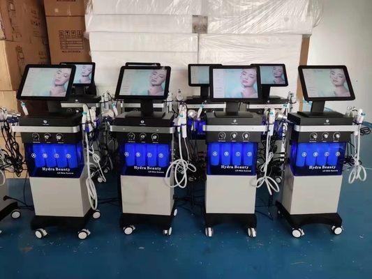 14 in 1 수면 피부 절단 큰 거품 산소 스프레이 얼굴 LED 피부 재생 기계