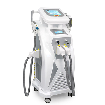 두 개의 화면 3 In 1 다기능 IPL RF Nd Yag 레이저 피부 재생  depilatory 아름다움 기계
