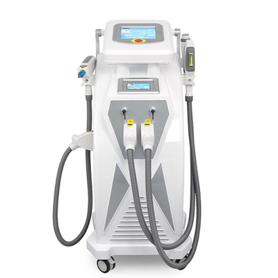 두 개의 화면 3 In 1 다기능 IPL RF Nd Yag 레이저 피부 재생  depilatory 아름다움 기계