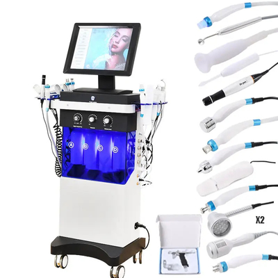 14 in 1 수면 피부 절단 큰 거품 산소 스프레이 얼굴 LED 피부 재생 기계