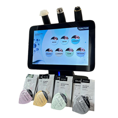 3 in 1 산소 제트 펠 투여 얼굴 리프트 강화 미용 피부 관리 CO2 거품 산소화 껍질 벗기 산소 얼굴 기계