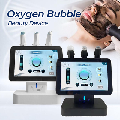 3 in 1 산소 제트 펠 투여 얼굴 리프트 강화 미용 피부 관리 CO2 거품 산소화 껍질 벗기 산소 얼굴 기계