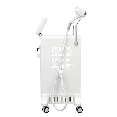 고통이 없는 다이오드 레이저 탈모 808nm 듀얼 핸들 피코 초인 레이저 휴대용 3 파동 3 파장 다이오드 레이저 기계