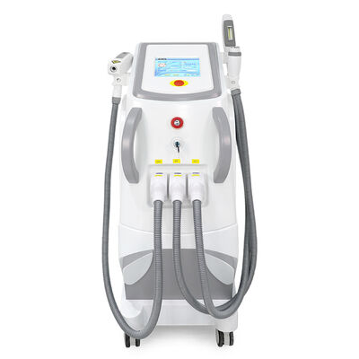 Three-in-One Multi-functional Laser Beauty machine Vertical Three handles Hair Removal Laser Painless Safe Hair Removal Laser Tattoo Removal RF machine