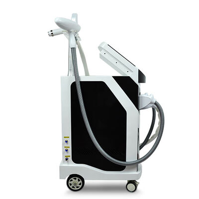 3 in1 다기능 레이저 미용 기계 E 라이트 수직 3 손잡이 탈모 레이저 무통 안전 탈모 레이저 문신 제거 RF 기계