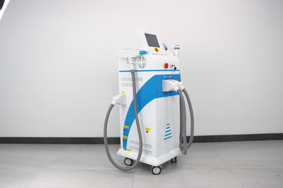 4 in1 Multi-functional Laser Beauty machine Magneto-optics light Vertical four handles Hair Removal Laser Painless Safe Hair Removal Laser Tattoo Removal RF machine